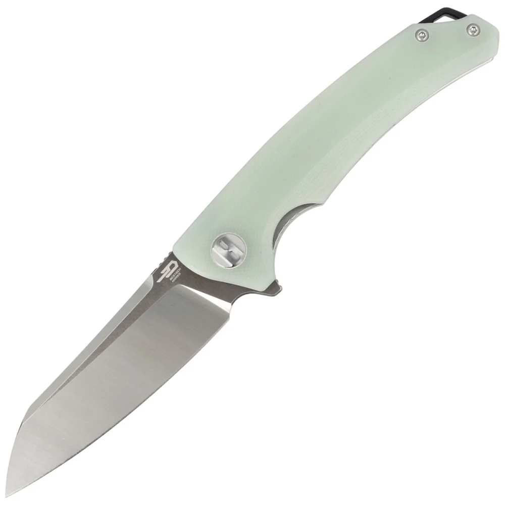 Nóż składany Bestech Texel Transparent G10, Grey Titanized/Satin D2 by A Purvis Blades (BG21B-2) 1 Nóż składany Bestech Texel Transparent G10, Grey Titanized/Satin D2 by A Purvis Blades (BG21B-2)