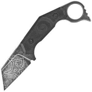 Nóż FOX Toa Karambit Black G10, Black Idroglider N690Co by Jared Wihongi (FX-652)-1