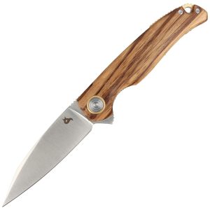 Nóż składany BlackFox Argus Ziricote Wood, Satin D2 by Grigorii Matveev (BF-760 W)-1
