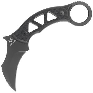 Nóż FOX Tribal K Karambit Black G10, Black Top Shield N690Co by Doug Marcaida (FX-803)-1