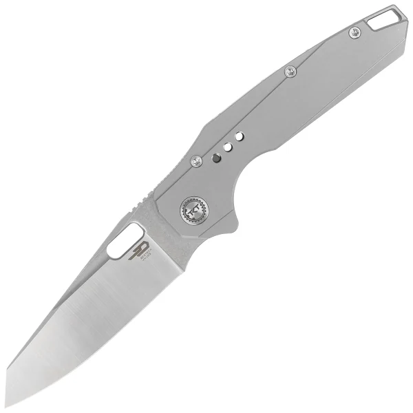 Nóż składany Bestech Nyxie Grey Titanium, Stonewashed/Satin CPM S35VN by Todd Knife and Tool (BT2209A)-1