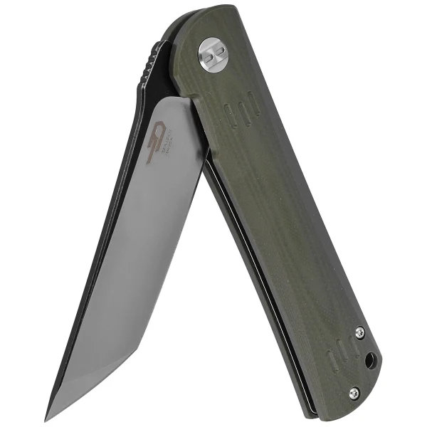Nóż składany Bestech Kendo Army Green G10, Black / Satin D2 (BG06B-2)-3