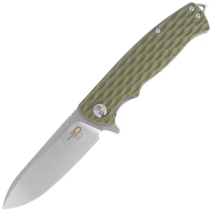 Nóż składany Bestech Grampus Green G10, Stonewashed/Satin D2 (BG02B)-1