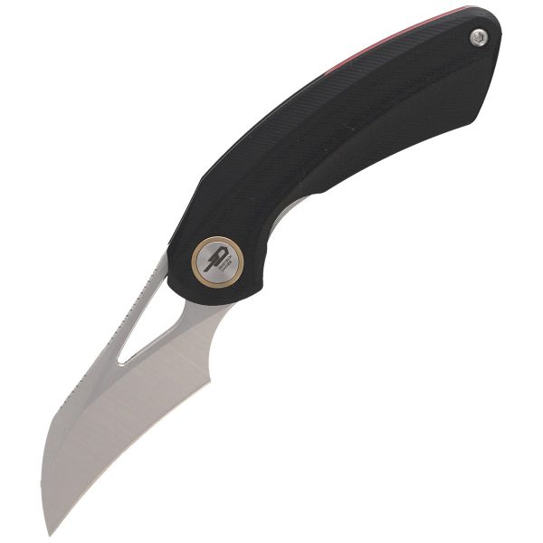 Nóż składany Bestech Bihai Black G10, Stonewashed/Satin 14C28N by Ostap Hel (BG53A-1)-1