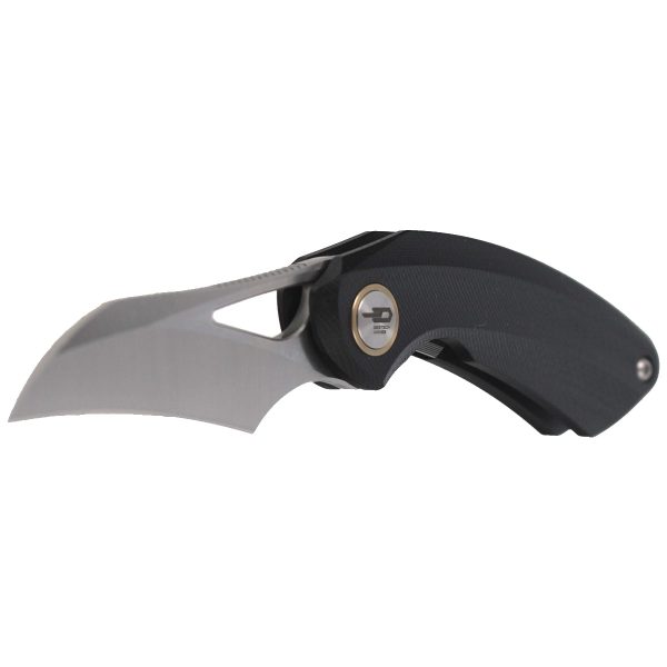 Nóż składany Bestech Bihai Black G10, Stonewashed/Satin 14C28N by Ostap Hel (BG53A-1)-2