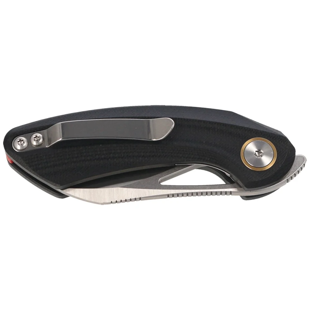 Nóż składany Bestech Bihai Black G10, Stonewashed/Satin 14C28N by Ostap Hel (BG53A-1) 7 Nóż składany Bestech Bihai Black G10, Stonewashed/Satin 14C28N by Ostap Hel (BG53A-1)
