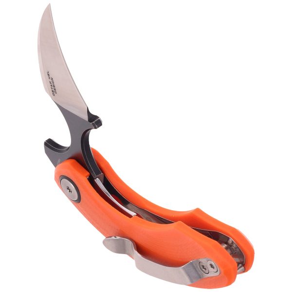 Nóż składany Bestech Strelit Orange G10, Satin/Black Stonewashed 14C28N by Ostap Hel (BG52C-2)-5