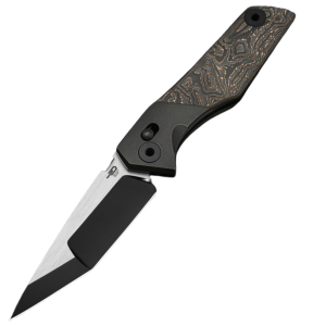 Nóż składany Bestech Cetus Bronze Black Titanium / Carbon Fiber, Black PVD / Satin M390 by Poltergeistworks (BT2304D)-1