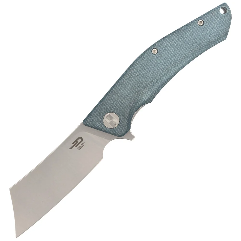 Nóż składany Bestech Cubis Blue Micarta, Stonewashed/Satin D2 (BG42C) 1 Nóż składany Bestech Cubis Blue Micarta, Stonewashed/Satin D2 (BG42C)