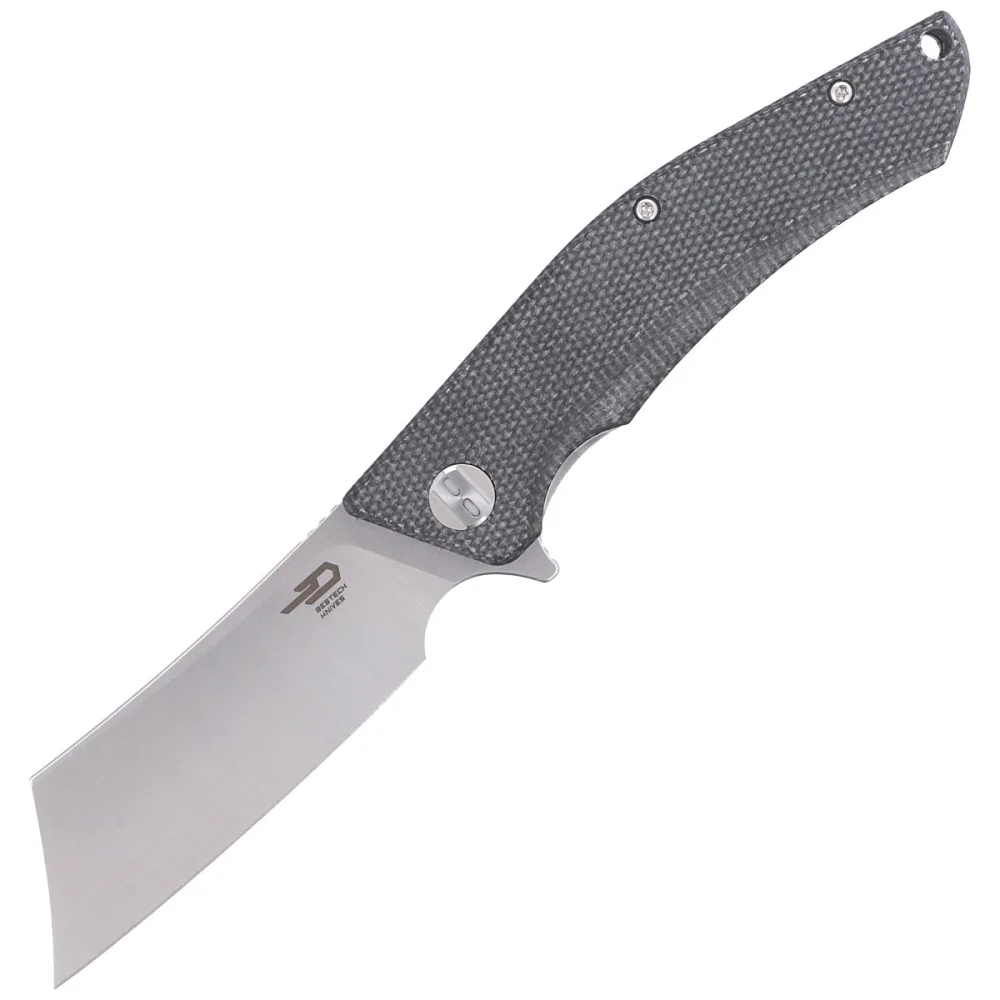 Nóż składany Bestech Cubis Black Micarta, Stonewashed/Satin D2 (BG42A) 1 Nóż składany Bestech Cubis Black Micarta, Stonewashed/Satin D2 (BG42A)