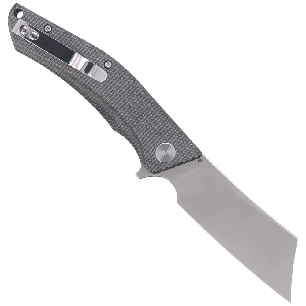 Nóż składany Bestech Cubis Black Micarta, Stonewashed/Satin D2 (BG42A) 3 Nóż składany Bestech Cubis Black Micarta, Stonewashed/Satin D2 (BG42A)