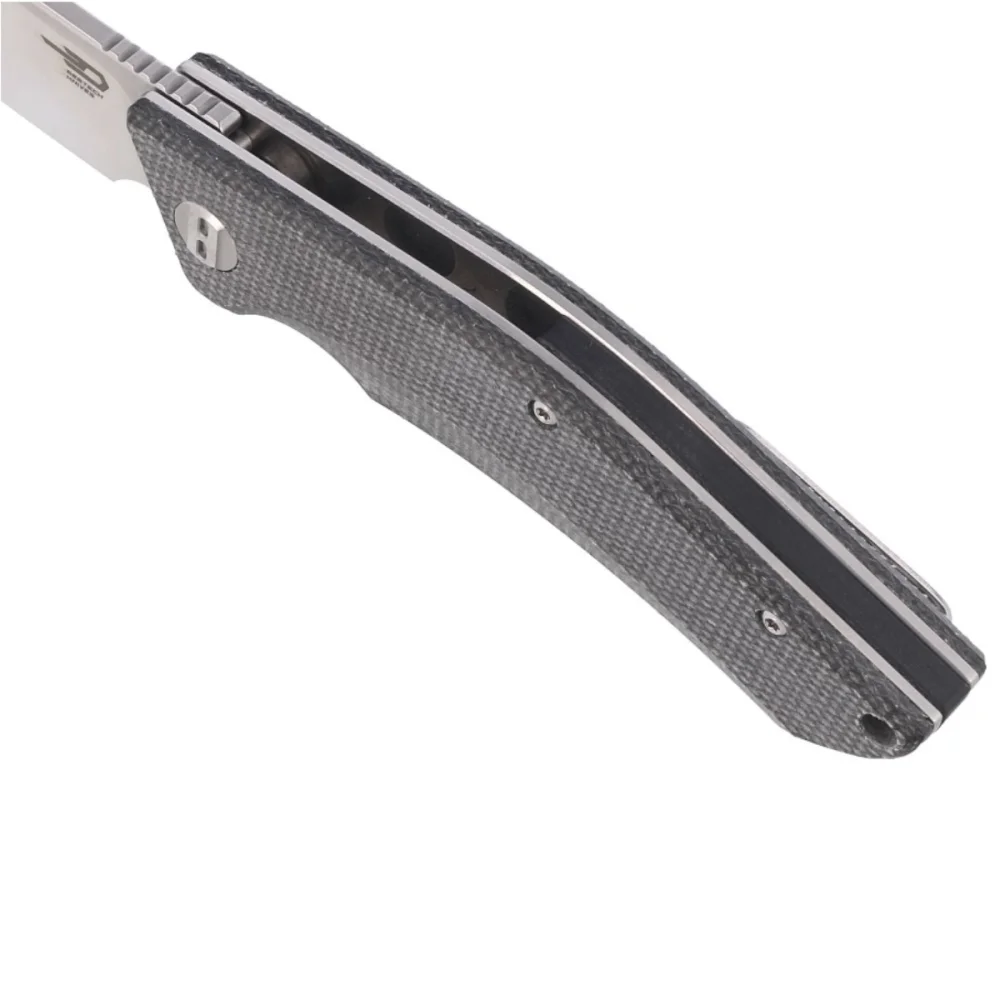 Nóż składany Bestech Cubis Black Micarta, Stonewashed/Satin D2 (BG42A) 4 Nóż składany Bestech Cubis Black Micarta, Stonewashed/Satin D2 (BG42A)