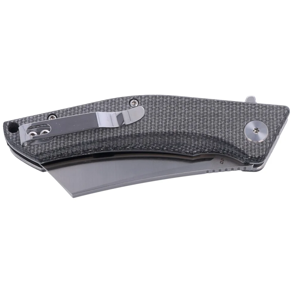Nóż składany Bestech Cubis Black Micarta, Stonewashed/Satin D2 (BG42A) 7 Nóż składany Bestech Cubis Black Micarta, Stonewashed/Satin D2 (BG42A)