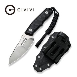 Nóż Civivi Propugnator Black G10, Stonewashed D2 by PG Knives (C23002-1)-1