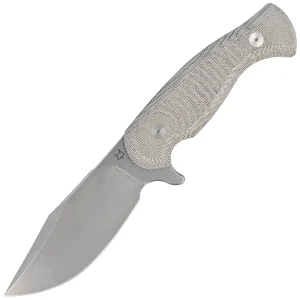 Nóż Fox Eastwood Tiger OD Green Canvas Micarta, Stonewashed Niolox by Gudy Van Poppel (FX-106 MIOD)-1