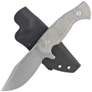 Nóż Fox Eastwood Tiger OD Green Canvas Micarta, Stonewashed Niolox by Gudy Van Poppel (FX-106 MIOD)-2