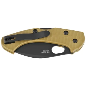 Nóż składany Fox Zero 2.0 Desert Warrior OD Green FRN, Black Top Shield Becut by Jens Ansø (FX-311 OD)-2