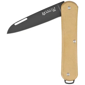 Scyzoryk Fox Vulpis Brass, Black Top Shield M390 (FX-VP130 OTB)-1