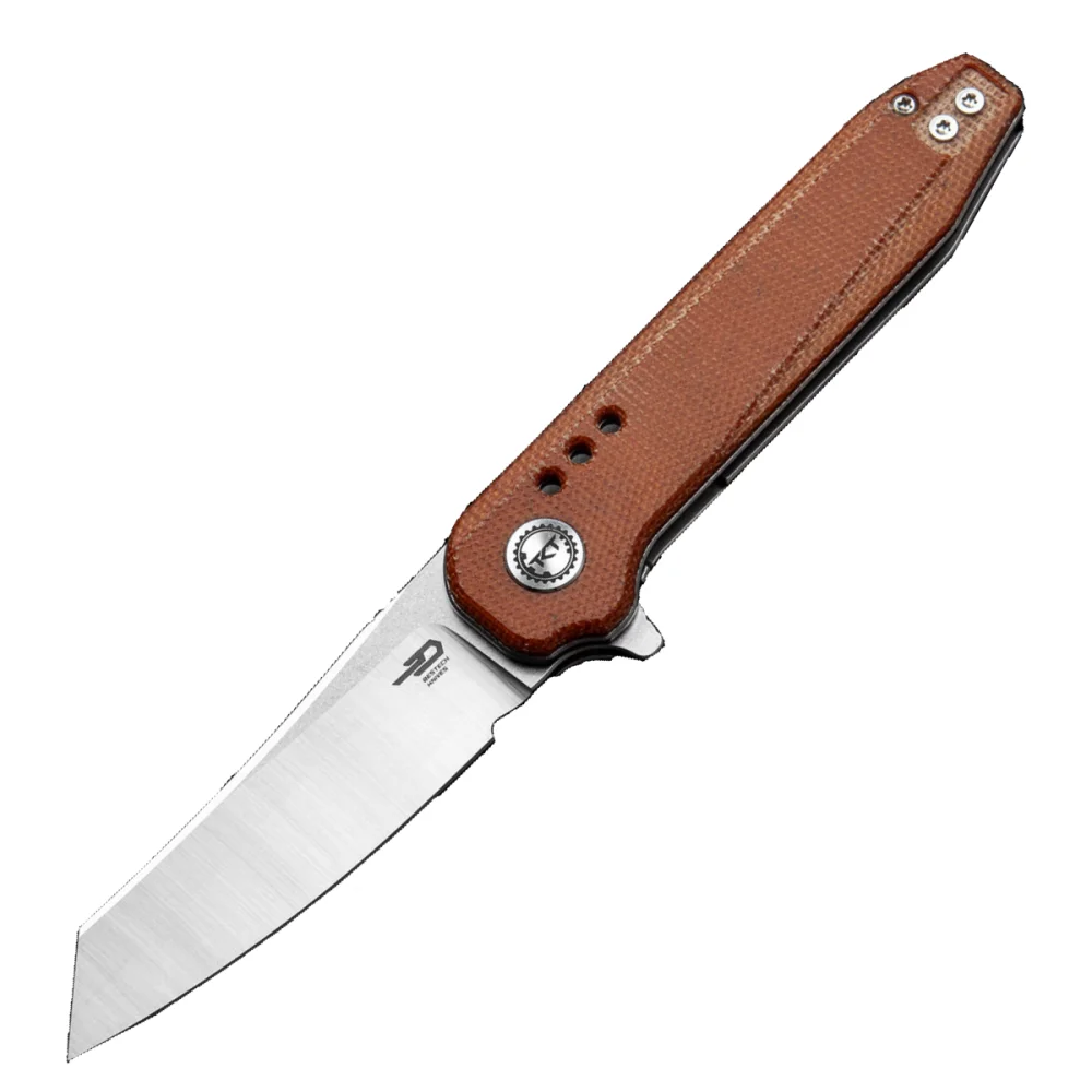 Nóż składany Bestech Syntax Natural Micarta, Stonewashed/Satin 14C28N by Todd Knife and Tool (BG40E) 1 Nóż składany Bestech Syntax Natural Micarta, Stonewashed/Satin 14C28N by Todd Knife and Tool (BG40E)
