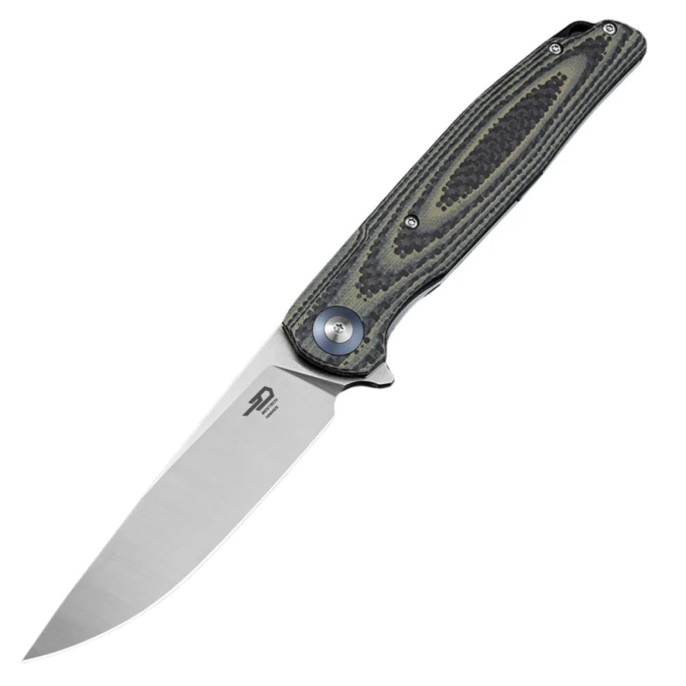 Nóż składany Bestech Ascot Beige Carbon Fiber/G10, Satin D2 (BG19B) 1 Nóż składany Bestech Ascot Beige Carbon Fiber/G10, Satin D2 (BG19B)
