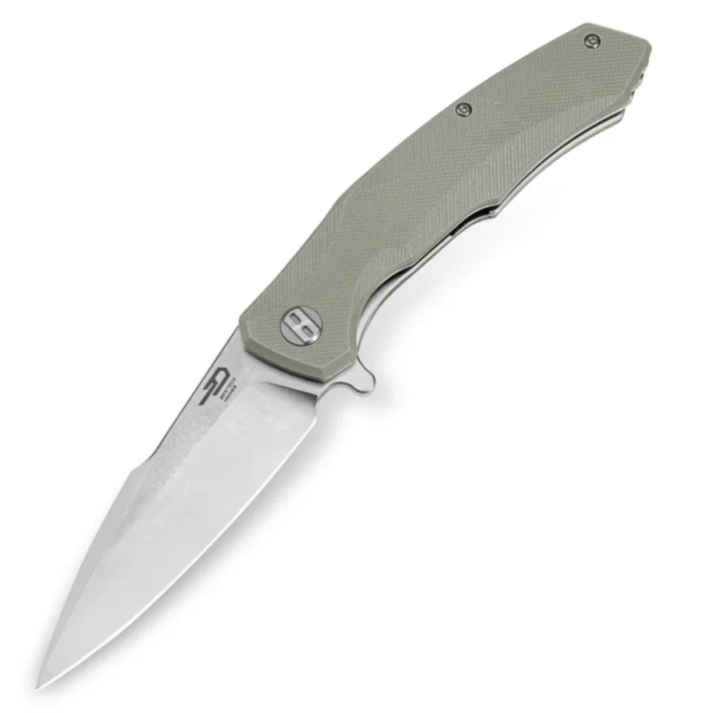 Nóż składany Bestech Warwolf Beige G10, Stonewashed/Satin D2 (BG04C) 1 Nóż składany Bestech Warwolf Beige G10, Stonewashed/Satin D2 (BG04C)