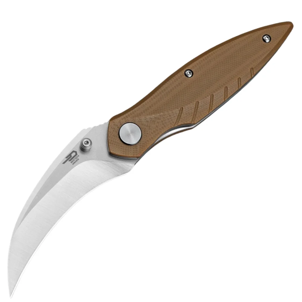 Nóż składany Bestech Mantidae Brown G10, Satin/Stonewashed 14C28N by Lucas (BG60B) 1 Nóż składany Bestech Mantidae Brown G10, Satin/Stonewashed 14C28N by Lucas (BG60B)