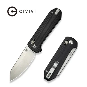 Nóż składany Civivi Yonder Black G10, Stonewashed 14C28N by Zac Whitmore (C23073-1)-1