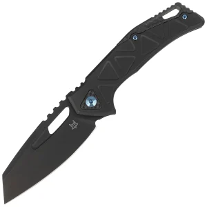 Nóż składany Fox Chronos Black PVD Aluminium, Blue HW, Black PVD MagnaCut by Stefan Merk (FX-552 AL)-1