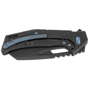 Nóż składany Fox Chronos Black PVD Aluminium, Blue HW, Black PVD MagnaCut by Stefan Merk (FX-552 AL)-2