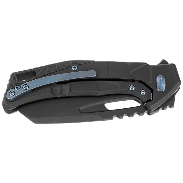 Nóż składany Fox Chronos Black PVD Aluminium, Blue HW, Black PVD MagnaCut by Stefan Merk (FX-552 AL)-2