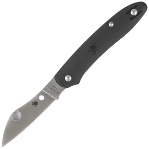 Nóż składany Spyderco Roadie XL Black FRN, Satin M398 by Sal Glesser (C267BKP)-1