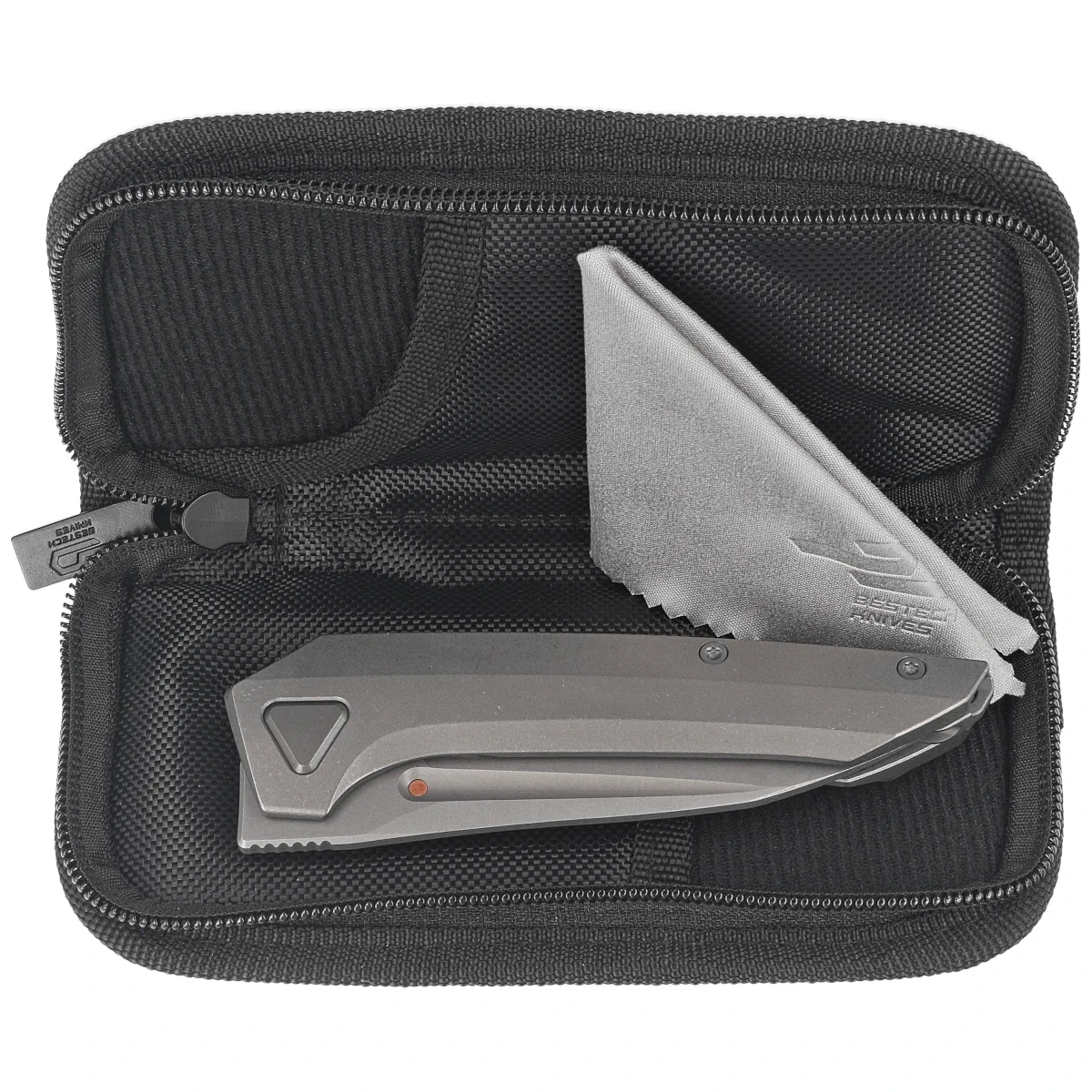 Nóż składany Bestech VK-Navi Dark Titanium, Dark Bead Blasted/Stonewashed MagnaCut by Vulpex Knives (BT2404B)-3