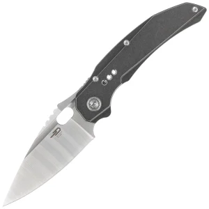 Nóż składany Bestech Exploit Black Titanium, Satin CPM S35VN by Todd Knife and Tool (BT2005B)-1