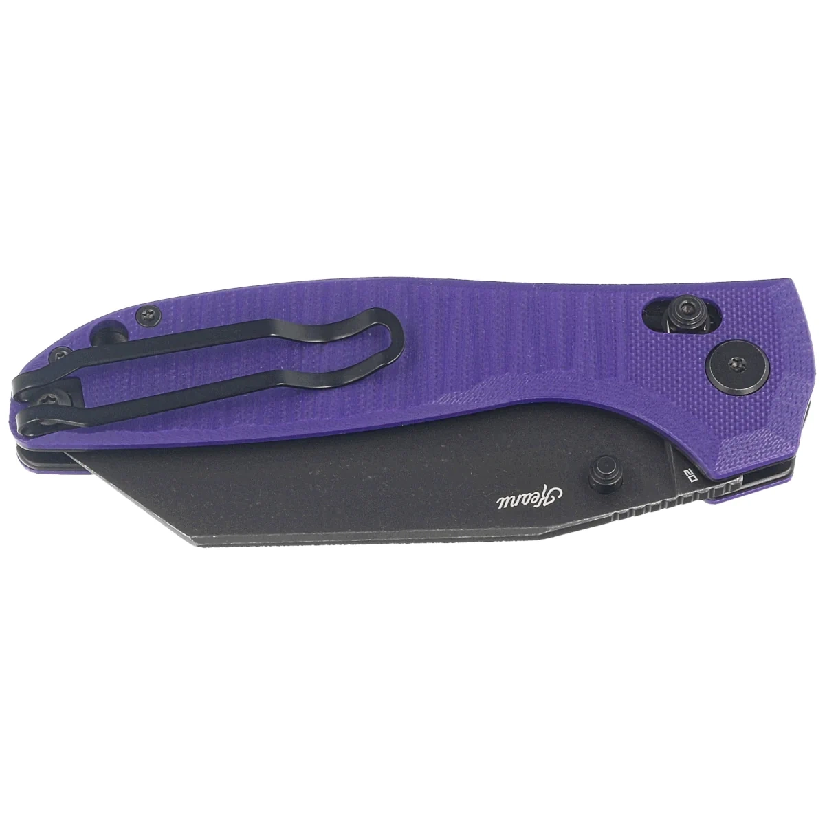 Nóż składany Bestech Liger Purple G10, Black Stonewashed D2 by Keanu Alfaro (BG61E)-2