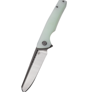 Nóż składany Bestech Slyther Transparent G10, Grey Titanized/Satin 14C28N (BG51B-2)-1