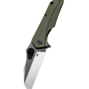 Nóż składany Bestech Operator Green G10, Satin/Black D2 (BG36C)-1