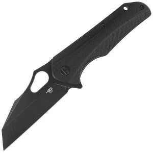 Nóż składany Bestech Operator Black G10, Black Stonewashed D2 (BG36B)-1