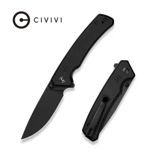 Nóż składany Civivi Merit Black G10, Black Stonewashed 14C28N (C24012-1)-1