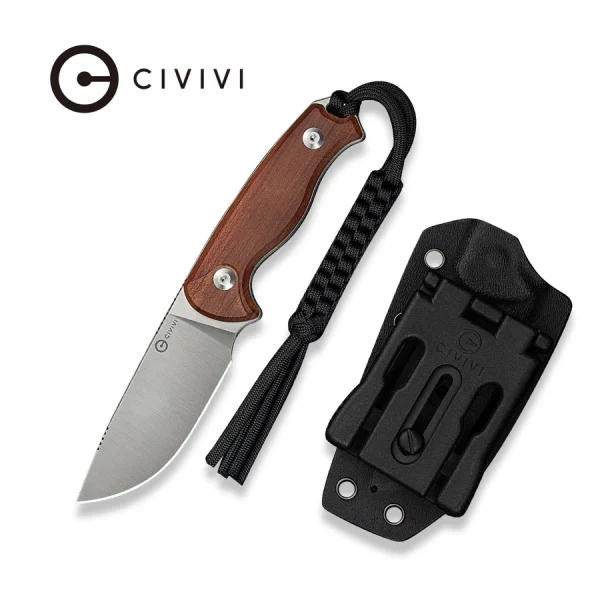 Nóż Civivi Timberbark Guibourtia Wood, Satin 14C28N (C23094-4)-1