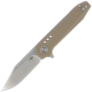 Nóż składany Bestech Syntax CP Beige G10, Stonewashed/Satin CPM 154CM by Todd Knife and Tool (BG41B)-1
