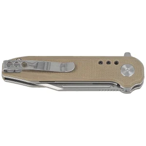 Nóż składany Bestech Syntax CP Beige G10, Stonewashed/Satin CPM 154CM by Todd Knife and Tool (BG41B)-2