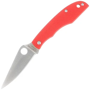 Nóż składany Spyderco Grasshopper Red G10, Satin 12C27 (C138GRDP)-1
