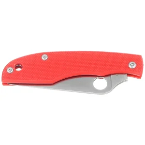 Nóż składany Spyderco Grasshopper Red G10, Satin 12C27 (C138GRDP)-2