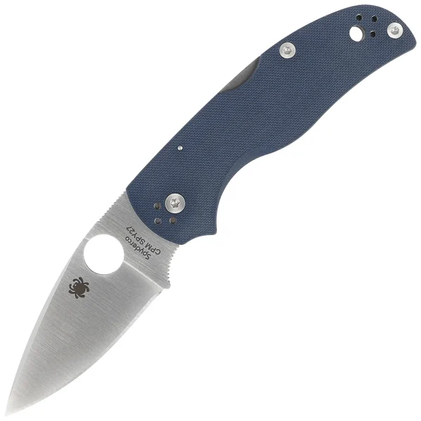 Nóż składany Spyderco Native 5 Cobalt Blue G10, Satin CPM SPY27 by Sal Glesser (C41GPCBL5)-1