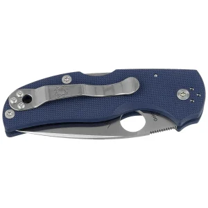 Nóż składany Spyderco Native 5 Cobalt Blue G10, Satin CPM SPY27 by Sal Glesser (C41GPCBL5)-2