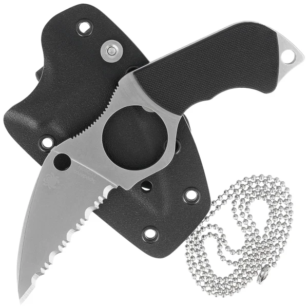 Nóż Spyderco Swick 5 Large Black G10, Satin LC200N by Sal Glesser (FB14S5)-2