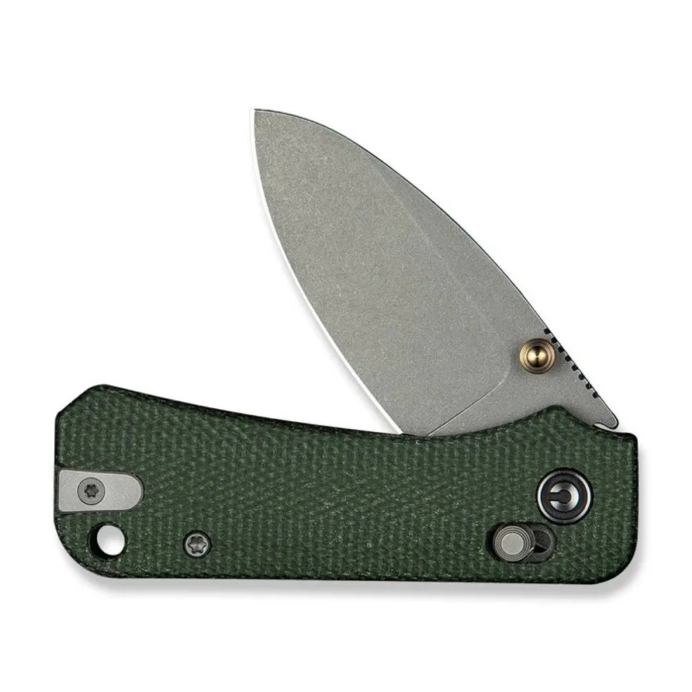 Nóż składany Civivi Baby Banter 2 Green Canvas Micarta, Gray Stonewashed Nitro-V by Ben Petersen (C23074-3) 7 Nóż składany Civivi Baby Banter 2 Green Canvas Micarta, Gray Stonewashed Nitro-V by Ben Petersen (C23074-3)
