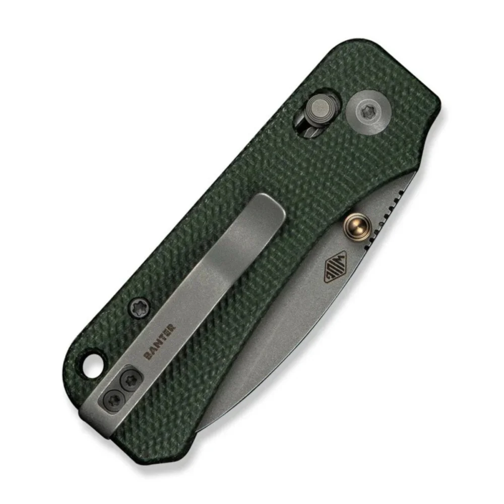 Nóż składany Civivi Baby Banter 2 Green Canvas Micarta, Gray Stonewashed Nitro-V by Ben Petersen (C23074-3) 9 Nóż składany Civivi Baby Banter 2 Green Canvas Micarta, Gray Stonewashed Nitro-V by Ben Petersen (C23074-3)