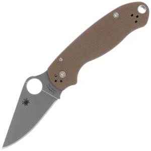 Nóż składany Spyderco Para 3 Sprint Run Brown G10, Satin CPM 15V by Sal i Eric Glesser (C223GPBN15V)-1