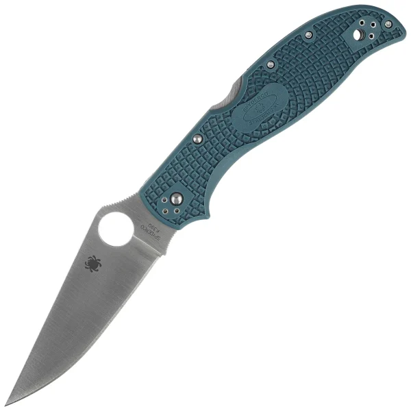 Nóż składany Spyderco Stretch 2 XL Lightweight Blue FRN, Satin K390 by Sal Glesser (C258FPK390)-1